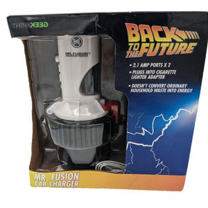Back To The Future MR FUSION Car USB Charger ThinkGeek Collector's Item New